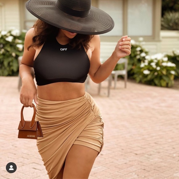 Revolve wrap asymmetric skirt - Picture 1 of 1